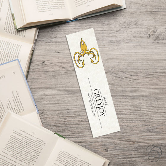 Game Of Thrones House Greyjoy Light Ivory Bookmark