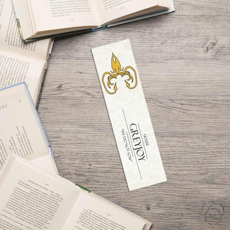 Game Of Thrones House Greyjoy Light Ivory Bookmark