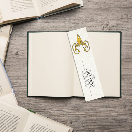 Game Of Thrones House Greyjoy Light Ivory Bookmark - Image 2