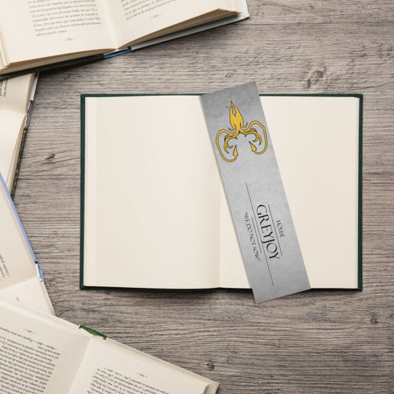 Game Of Thrones House Greyjoy Soft Slate Bookmark - Image 2