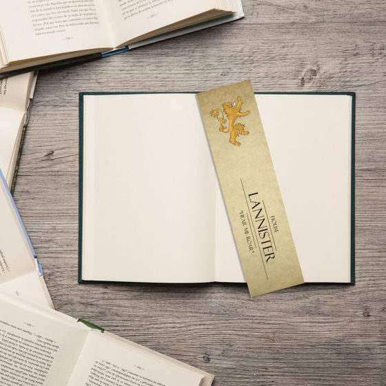 Game Of Thrones House Lannister Aged Rustic Bookmark - Image 2