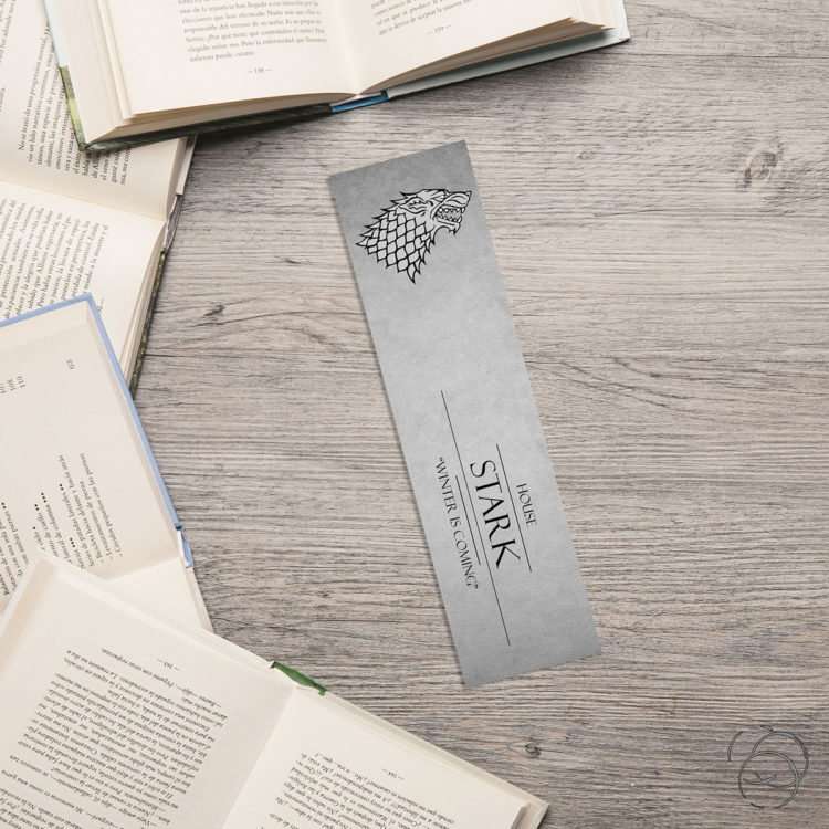 Game Of Thrones House Stark Soft Slate Bookmark