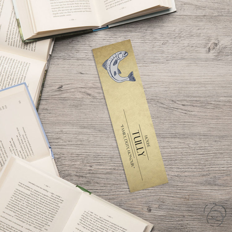 Game Of Thrones House Tully Aged Rustic Bookmark