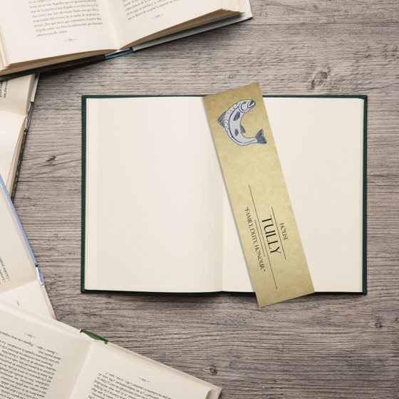 Game Of Thrones House Tully Aged Rustic Bookmark - Image 2