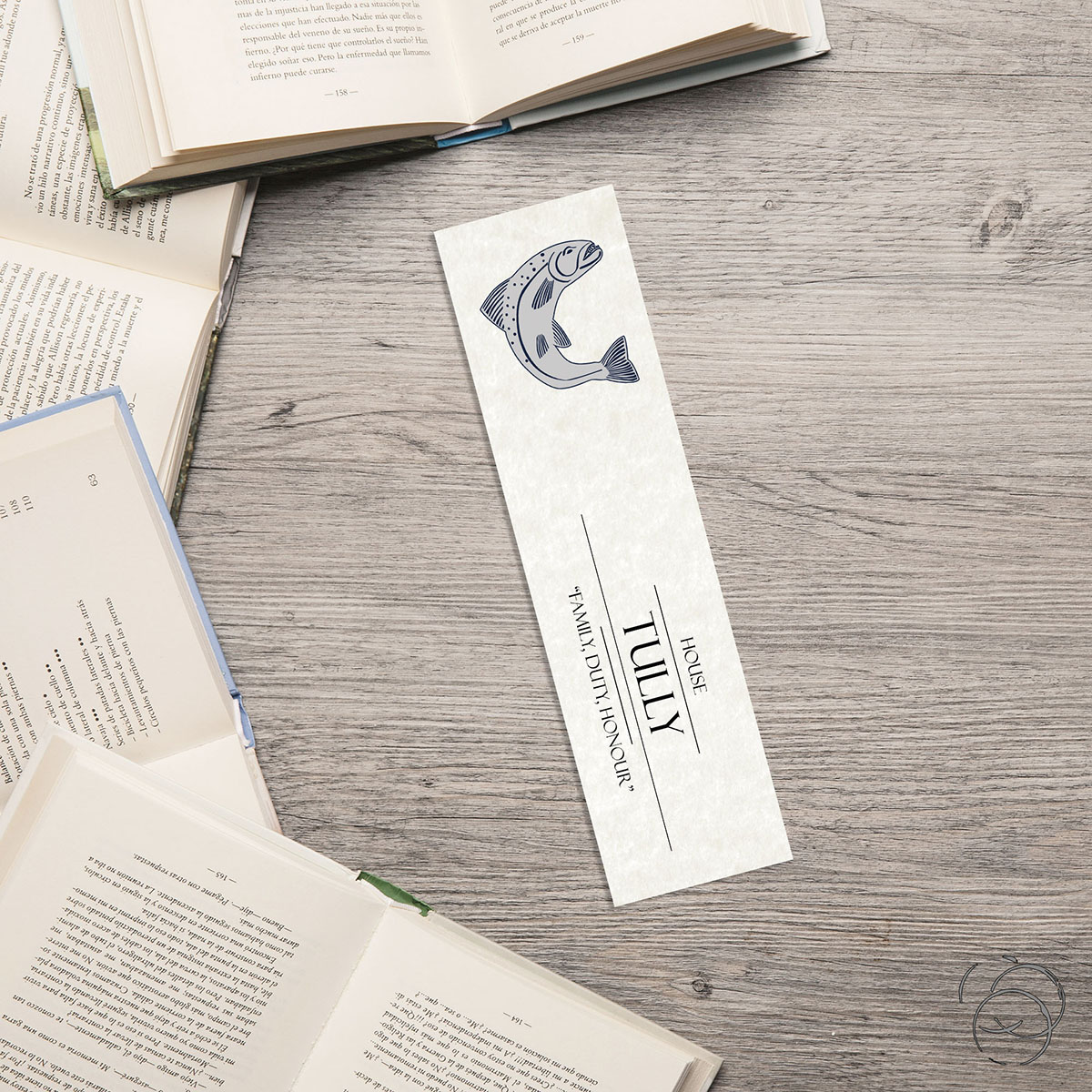 Game Of Thrones House Tully Light Ivory Bookmark