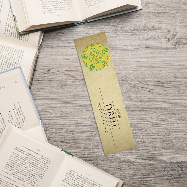 Game Of Thrones House Tyrell Aged Rustic Bookmark