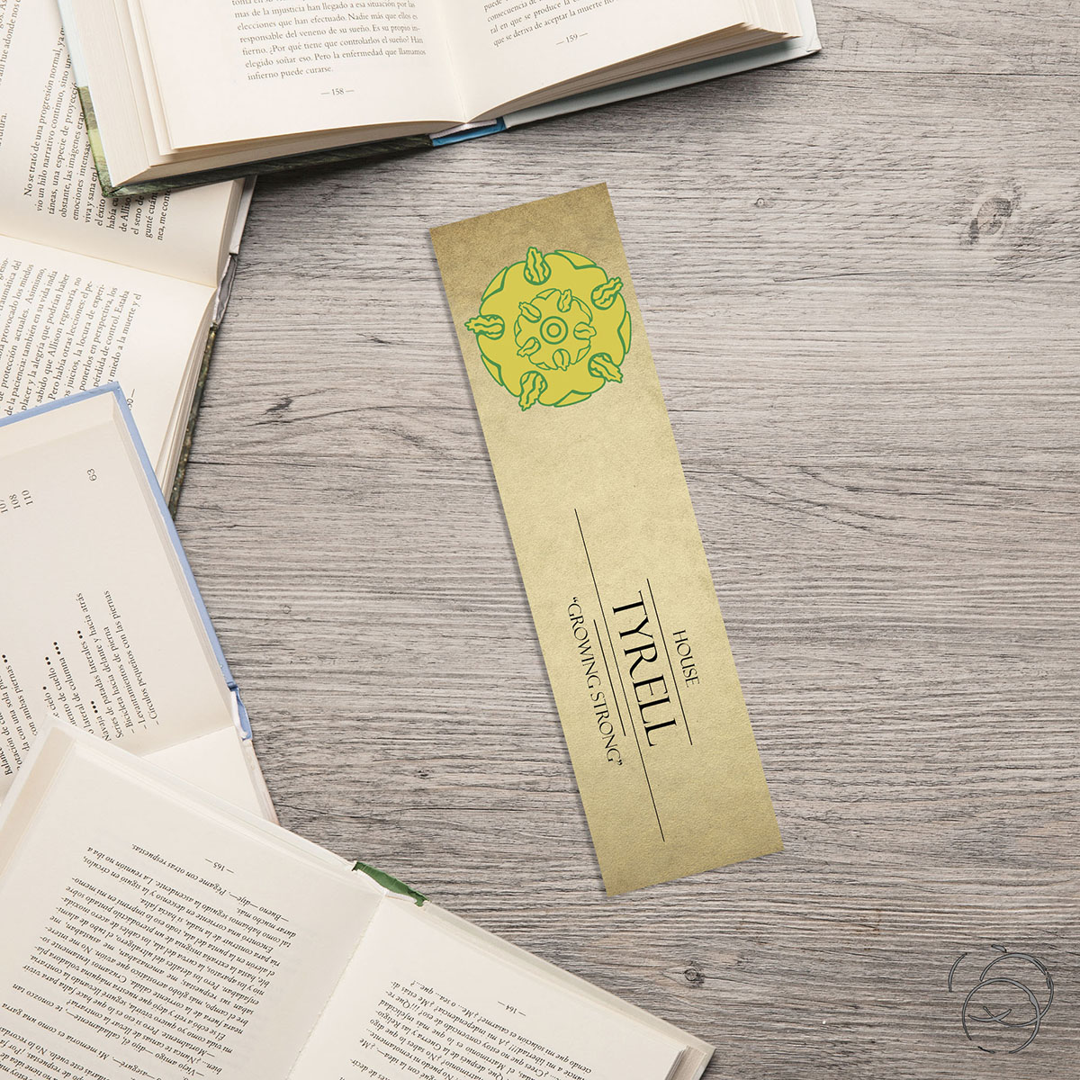 Game Of Thrones House Tyrell Aged Rustic Bookmark