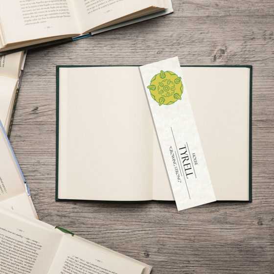 Game Of Thrones House Tyrell Light Ivory Bookmark - Image 2