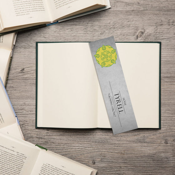 Game Of Thrones House Tyrell Soft Slate Bookmark - Image 2