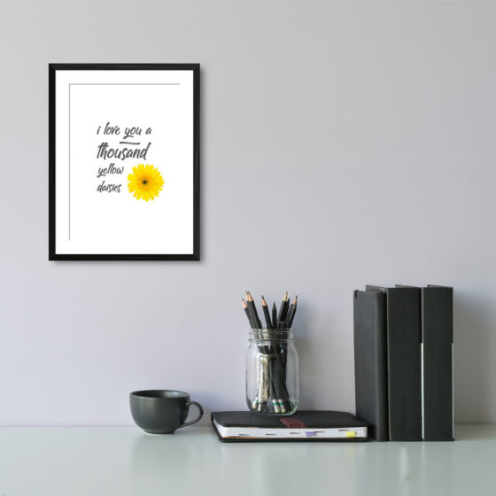 Gilmore Girls I Love You A Thousand Yellow Daisies Print - Image 2