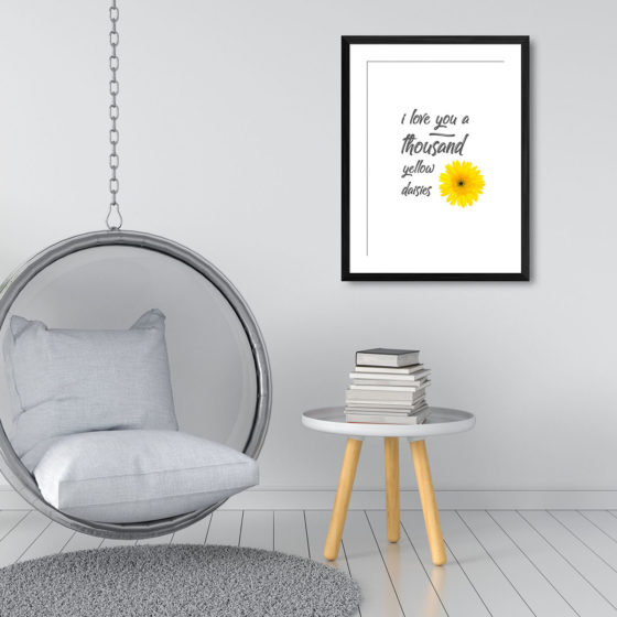 Gilmore Girls I Love You A Thousand Yellow Daisies Print - Image 3