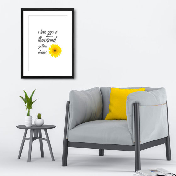 Gilmore Girls I Love You A Thousand Yellow Daisies Print - Image 4