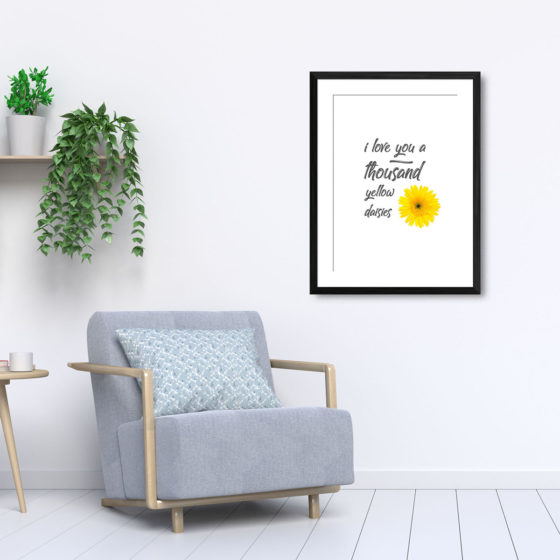 Gilmore Girls I Love You A Thousand Yellow Daisies Print - Image 5