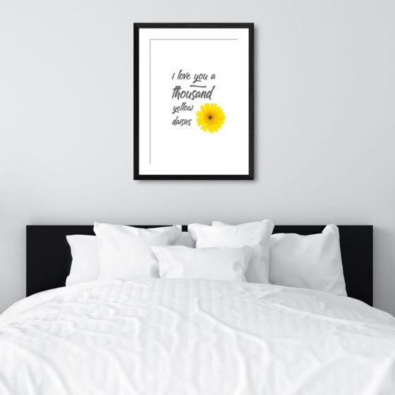 Gilmore Girls I Love You A Thousand Yellow Daisies Print - Image 6