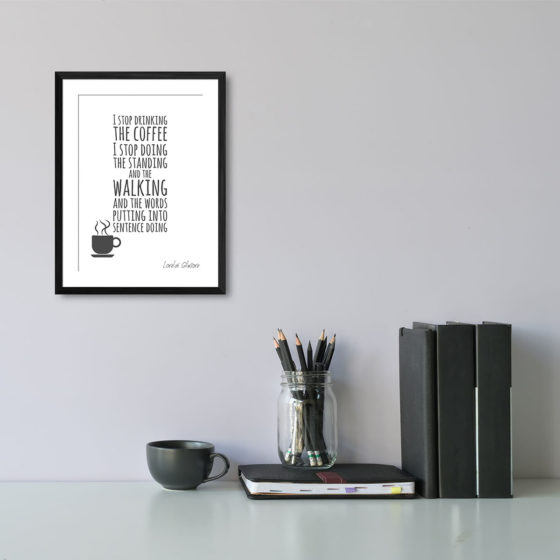 Gilmore Girls I Stop Drinking The Coffee Quote Lorelai Gilmore Print - Image 2
