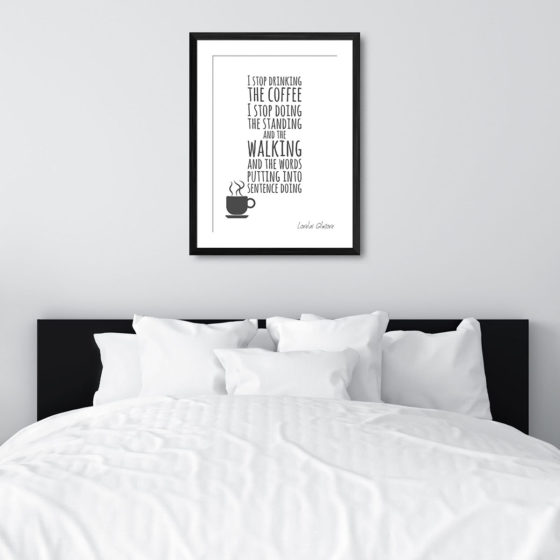 Gilmore Girls I Stop Drinking The Coffee Quote Lorelai Gilmore Print - Image 6