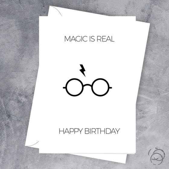 Harry Potter Magic Is Real Card
