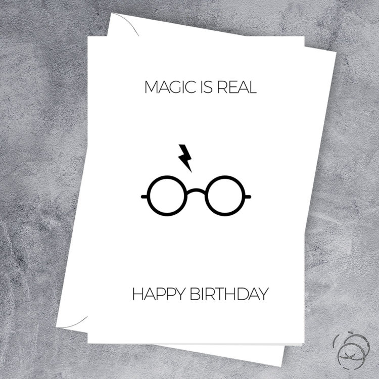 Harry Potter Magic Is Real Card