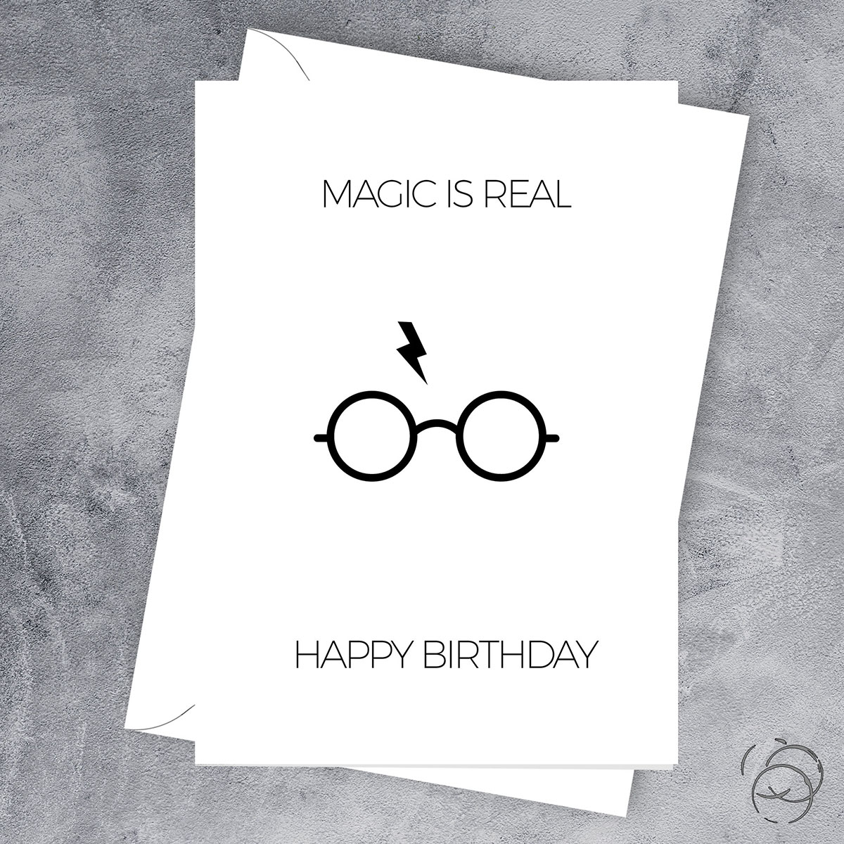 Harry Potter Magic Is Real Card - Pink Tag Prints