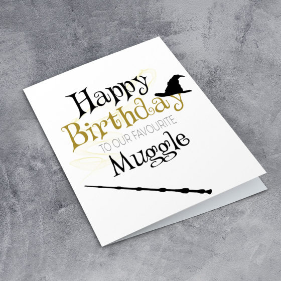 Harry Potter To Our Favourite Muggle Card - Image 2