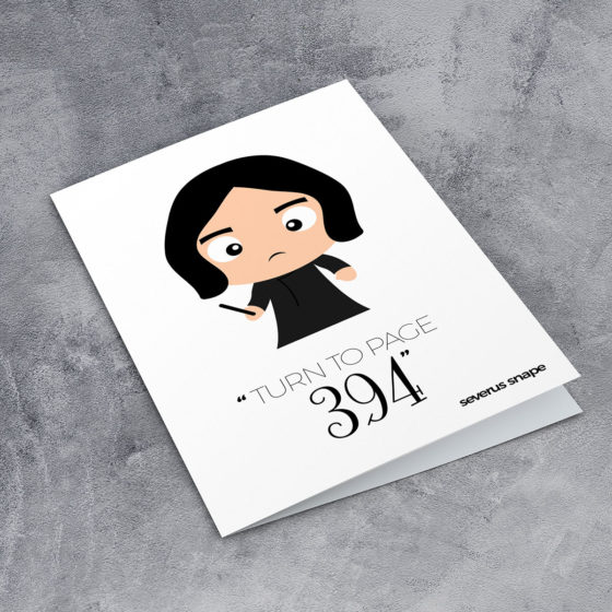 Harry Potter Turn To Page 394 Card - Image 2