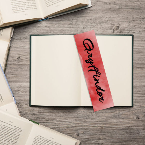 Harry Potter Watercolour Gryffindor House Bookmark - Image 2