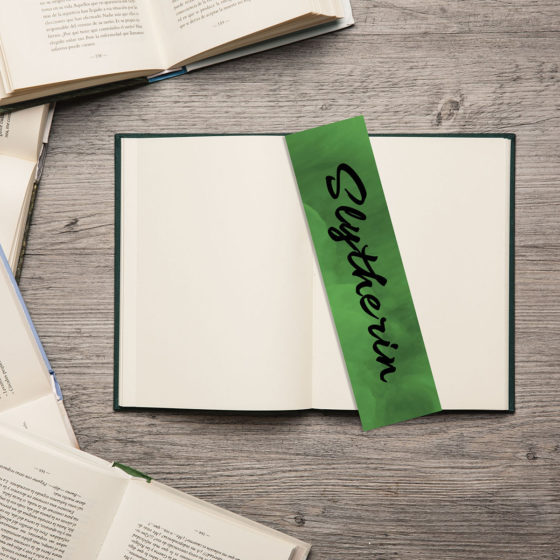 Harry Potter Watercolour Slytherin House Bookmark - Image 2