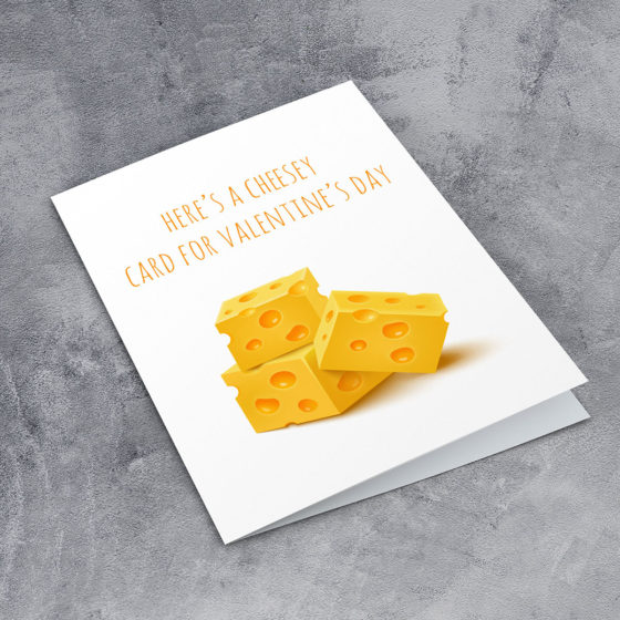 Heres A Cheesey Valentines Card - Image 2