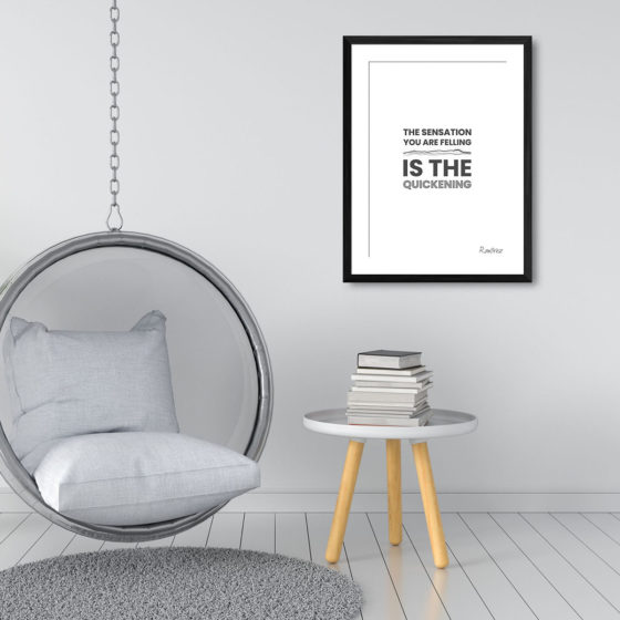 Highlander The Sensation You Are Feeling Is The Quickening Quote Ramirez Print - Image 3
