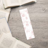 Human Skull Red Outline Bookmark