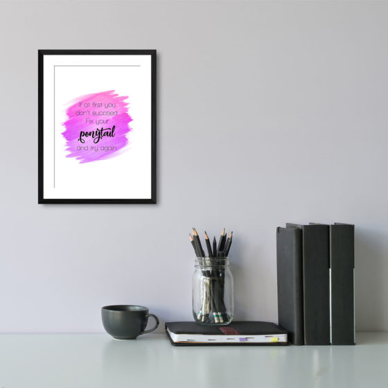 If At First You Don't Succeed Print - Image 2