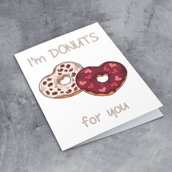 I'm Donuts For You Card - Image 2