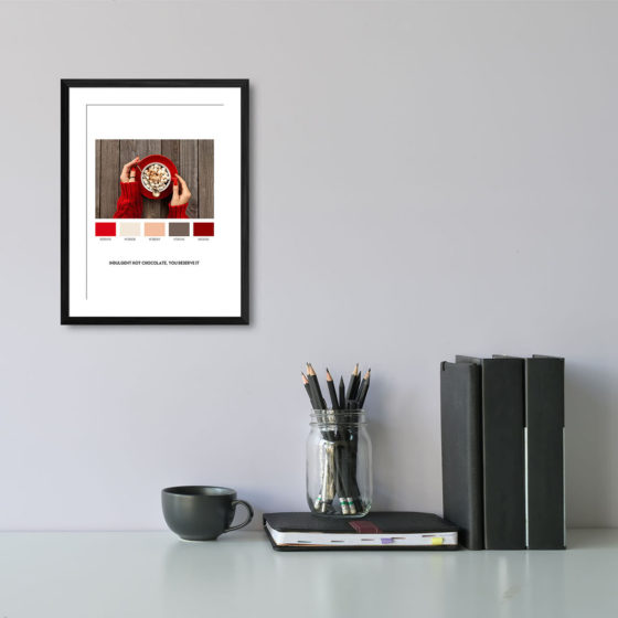 Indulgent Hot Chocolate You Deserve It Palette Print - Image 2