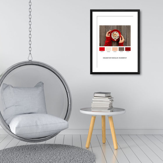 Indulgent Hot Chocolate You Deserve It Palette Print - Image 3