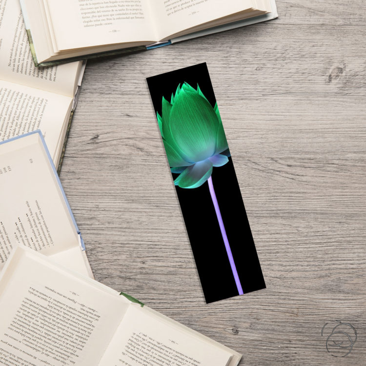 Inverted Lotus Flower Bookmark
