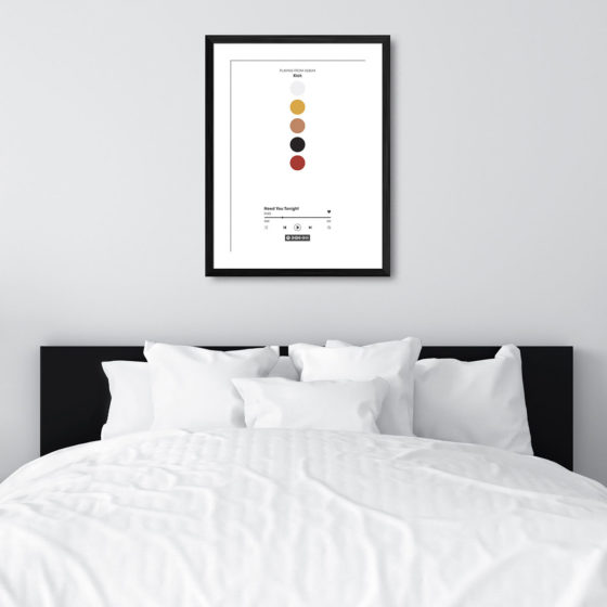 INXS Kick Need You Tonight Spotify Track Print - Image 6