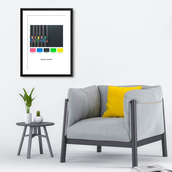 Is Black A Colour Palette Print - Image 4