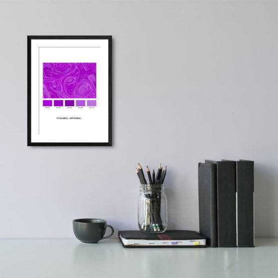 It's Plurple Not Purple Palette Print - Image 2