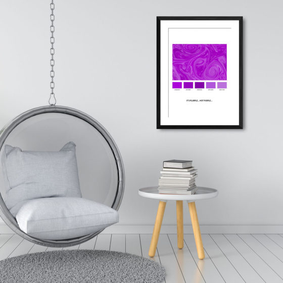 It's Plurple Not Purple Palette Print - Image 3