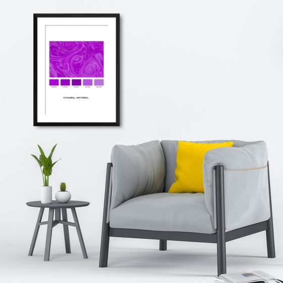 It's Plurple Not Purple Palette Print - Image 4