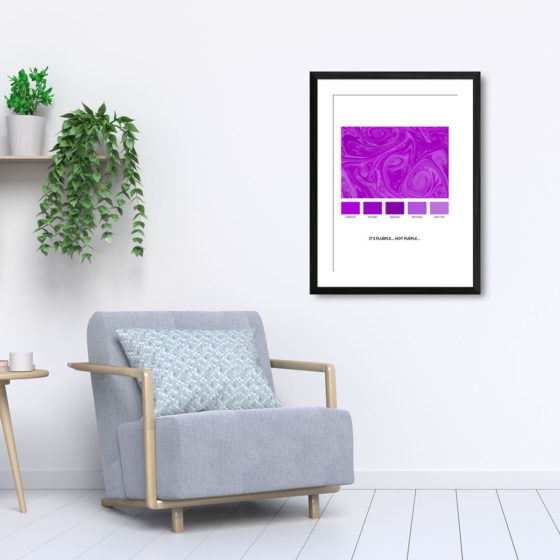 It's Plurple Not Purple Palette Print - Image 5