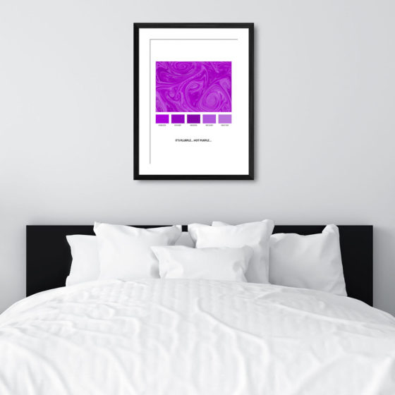 It's Plurple Not Purple Palette Print - Image 6