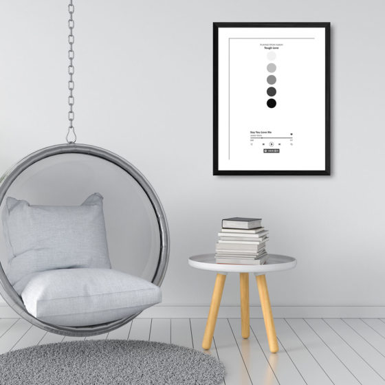 Jessie Ware Tough Love Say You Love Me Spotify Track Print - Image 3