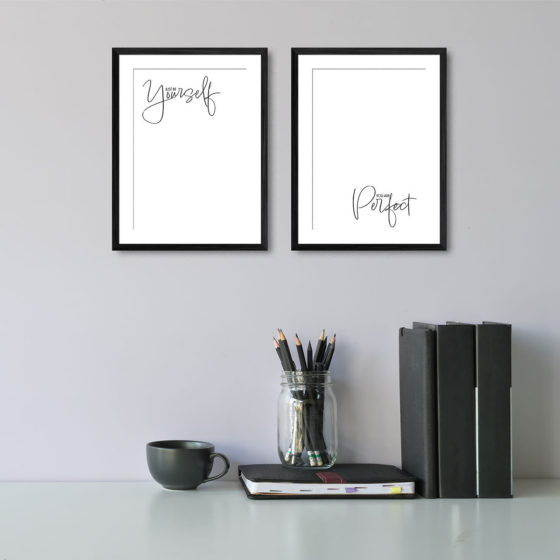 Just Be Yourself You Are Perfect Duo Prints - Image 2
