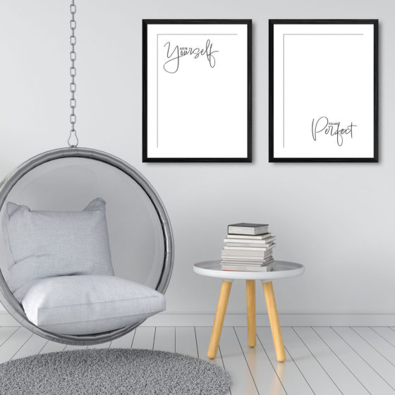 Just Be Yourself You Are Perfect Duo Prints - Image 3