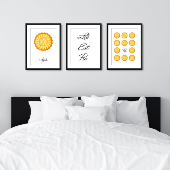 Lets Eat Pie, Apple Pie Trio Prints - Image 6