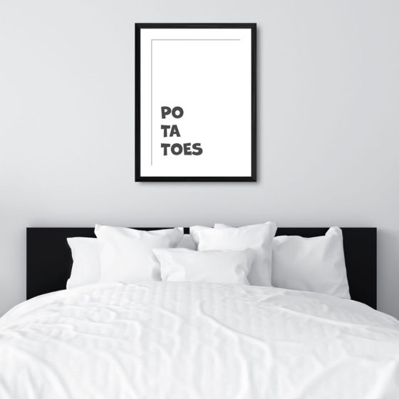 Lord Of The Rings Po-ta-toes Minimalist print - Image 6
