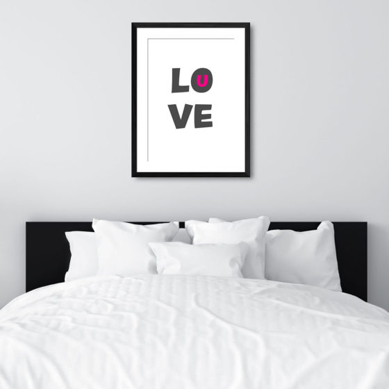 Love U Minimalist Print - Image 6
