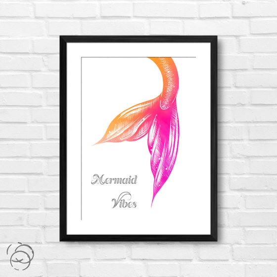 Mermaid Vibes Print