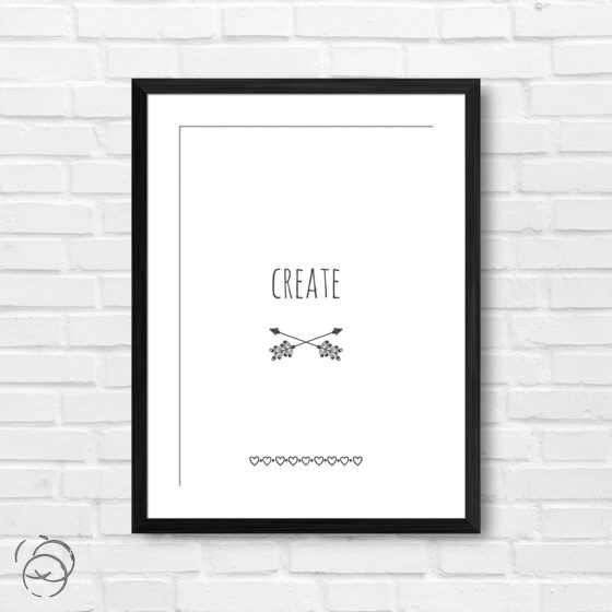 Minimalist Boho Nursery Create Print